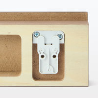 無印良品 壁に付けられる家具長押マグネット付き ウォールナット材突板 88cm 良品計画