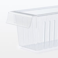 無印良品 冷蔵庫内 整理トレー 小 約7.5×30×高さ7cm 1セット（6個） 良品計画