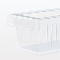 無印良品 冷蔵庫内 整理トレー 中 約9×30×高さ7cm 1セット（6個） 良品計画