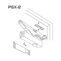 日本ドアーチエック製造 ニュースター 取替用ドアクローザ PSXシリーズ AOF125268 1台（直送品）