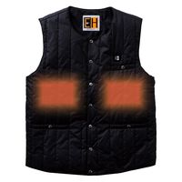 サンエス カーボンベスト単体 9ブラック M EH32190N 1着（直送品）