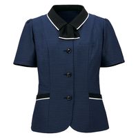 オーバーブラウス 13号 青系 GOBL-2306-K2 1着 サーヴォ（直送品）