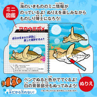 シルバーバック 水ぬりえ 海のいきもの図鑑 13701 1セット(2個)（直送品）