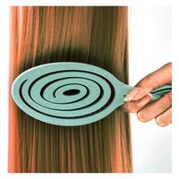 ジュート Release Hair Brush　Green 6739 1セット(6個入)（直送品）