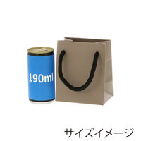ＨＥＩＫＯ 手提げ紙袋　ブライトバッグ Ｔー５ ウォームグレー（マットタイプ） 006143349 1セット(10枚入×5袋 合計50枚)（直送品）