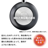 T-fal（ティファール） インスパイア ジェットグレー ウォックパン 28cm IH ガス火対応  1個