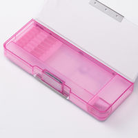 カミオジャパン コンパクト両面ペンケース CLEAR TEA TIME 1個