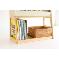 ICHIBA キッズピクチャーブックラック アルマ 幅700×奥行320×高さ700ｍｍ アイボリー ILR-3684IV 1台（直送品）