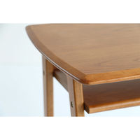 ICHIBA ウッドデスク オーディー 幅900×奥行450×高さ720ｍｍ ブラウン T-3681BR 1台（直送品）