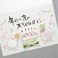 エヌビー社 グリーティングカード 筆文字カード 誕生日 5846324 1セット(10セット)（直送品）