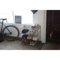 【軒先渡し】関家具 クラッシュプロジェクト etc. デックシューズラック WIDE ブラック 309902 1台（直送品）