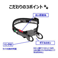 ナイトラン スポルティ反射Wカラー 首輪 小型犬用 Sサイズ オレンジ 1個 アースペット