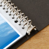 無印良品 バインダー A4　30穴 ダークグレー 1セット（2冊） 良品計画