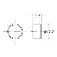 和気産業 ソフトクッション【12.7φ×6.3mm/8個入】 CNー010 CN-010 1セット(112個:8個×14パック)（直送品）