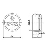 和気産業 ぬくもり手すりNLT 直ジョイント NLT03W ホワイト 1セット(6個)（直送品）