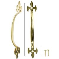 和気産業 真鍮取手 全長156mm IK-124 1セット(6個)（直送品）