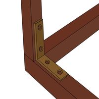 和気産業 カラー特厚金折 GB 縦62.4mmX横62.4mmX幅16mm IH-155 1セット(26個)（直送品）