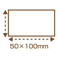 和気産業 リフレクター Reー100 100×50mm レッド Z-53 1セット(6個)（直送品）