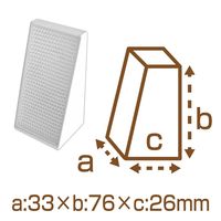 和気産業 リフレクター Reー773LD 75×33×26mm クリア Z-46 1セット(4個)（直送品）