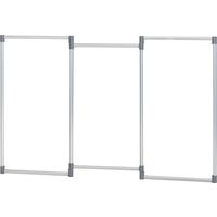 パール金属 軽くて丈夫なD型アルミ製折りたたみ物干し H100 3連シルバー N-7921 1個