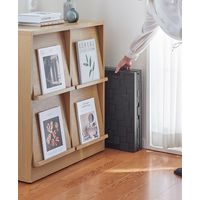 パール金属 タイル調 折りたたみ収納BOX 55L ブラック N-7868 1個（直送品）