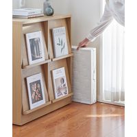 パール金属 タイル調 折りたたみ収納BOX 55L ホワイト N-7867 1個（直送品）