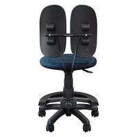 DUOREST オフィスチェア DUOREST FIT 着脱式足置き付き ブルー DR-286BY(BL) 1台（直送品）