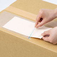 【デリバリーパック】アスクル 現場のチカラ デリバリーパックポケットタイプ 長3用 かえし機能付 1袋（25枚入） オリジナル