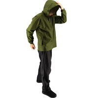 弘進ゴム Bー1000 LIGHTレインスーツ カーキ LL H1000BBLL 1着