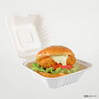 パックスタイル 弁当容器 新ABランチ150-150 500枚(50枚×10) 00697878 1セット(500枚(50枚×10)入)（直送品）
