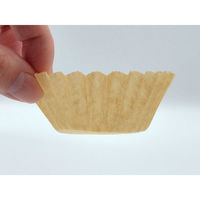 木村アルミ箔 紙ケース 耐油紙キャメルケース 6F 500枚入【weeco】 10点 652474 1セット(10点入)（直送品）