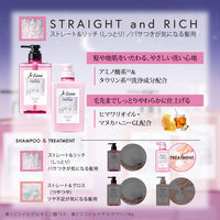 ジュレーム リラックス ミッドナイトリペア ヘアトリートメント ストレート＆リッチ ポンプ 480ml コーセーコスメポート