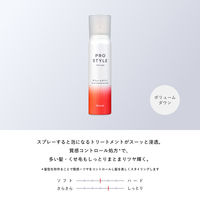 プロスタイル　スーパーボリュームダウン泡スプレー　155g　クラシエ