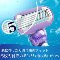 ジレット ヴィーナス スワール 女性用 フレキシボールヘッド カミソリ 5枚刃 替刃2個入　P&G