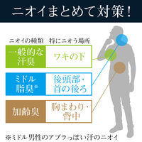 LUCIDO（ルシード）カラダと頭皮のデオペーパー 無香料 厚手 30枚 マンダム