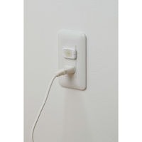 富士パックス販売 夜になると光るコンセントキャップ SV-7435 1個