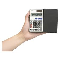 オーム電機 12桁手帳サイズ電卓111 07-8876 1個