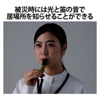 懐中電灯 LEDライト ランタン 災害救助笛 小型 電池式 防水・防塵 IP44 ベージュ DE-KD03BE エレコム 1個