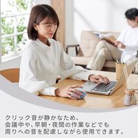 無線 2.4GHz マウス 静音 ワイヤレスマウス 5ボタン チルトホイール付 ネイビー M-SH30DBSKNV エレコム 1個