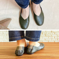 パラデック レ プリエノイエ 携帯スリッポンMオリーブグリーン PLN-2GR 1足