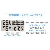 ドリテック 気圧が測れる温湿度計 O-707WT 1個