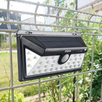 大進 広角ソーラーウォールライト DLS-WL005 1個