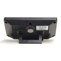 エンペックス気象計 おうちルーム温湿度計スリム黒 TD-8512 1個