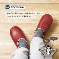 オクムラ 防活スリッパ 防災対策 地震対策 備蓄 安全 Mサイズ イエロー NSAN1900YE 1足 【地震・防災】