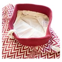 クアルトユナイテッド ヘリンボーン柄ニットスカート　RED　L M3456 1点（直送品）