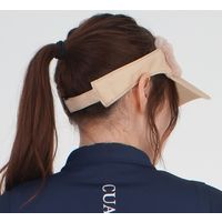 クアルトユナイテッド 切替ファーサンバイザー　BEG　F U8059 1点（直送品）