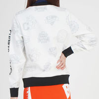 クアルトユナイテッド アメカジ柄プルオーバー　WHT　L A0148 1点（直送品）