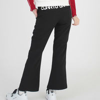 クアルトユナイテッド バックロゴフレアパンツ　BLK　L A0141 1点（直送品）