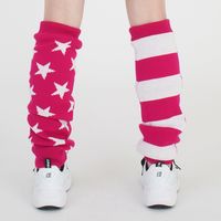 クアルトユナイテッド アシンメトリーニットレッグウォーマー　PIN　F U8056 1点（直送品）