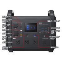 サンワサプライ ポータブル電源 (1485Wh) BTL-RDC28 1台（直送品）